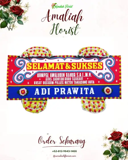 Papan Bunga Ucapan Selamat Karangaren